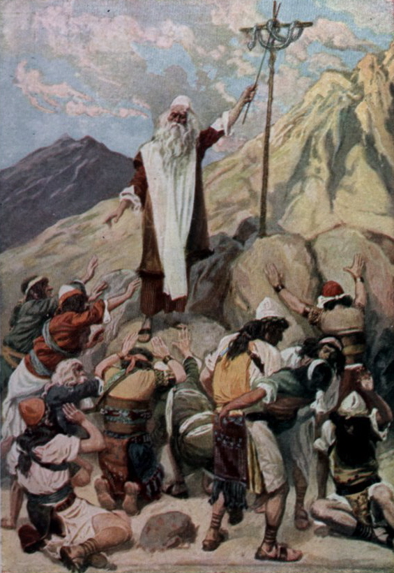 The Brazen Serpent (painting by James Tissot)