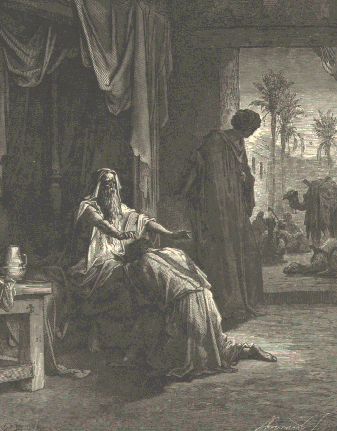 Isaac blessing Jacob -by Gustave Dore' from the 1865 La Sainte Bible
